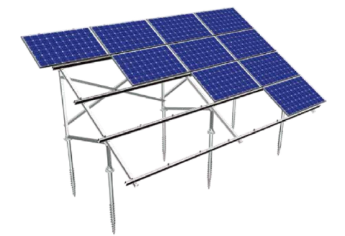 Spiral Pile PV Bracket Mounting System
